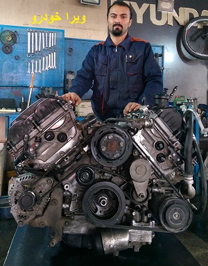 تعمیر اساسی موتور هیوندایی (زنجیر تایم،تسمه تایم) HYUNDAI ENGINES OVERHAUL